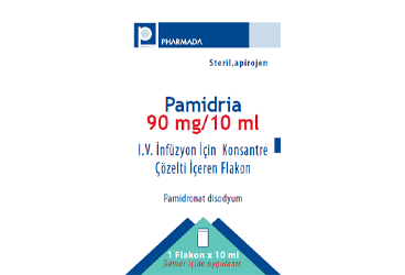 PAMIDRIA 90 MG/10 ML IV INFUZYON ICIN KONSANTRE COZELTI ICEREN 1 FLAKON